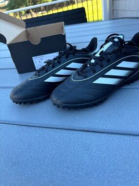 adidas Black and White Turf Soccer Shoes